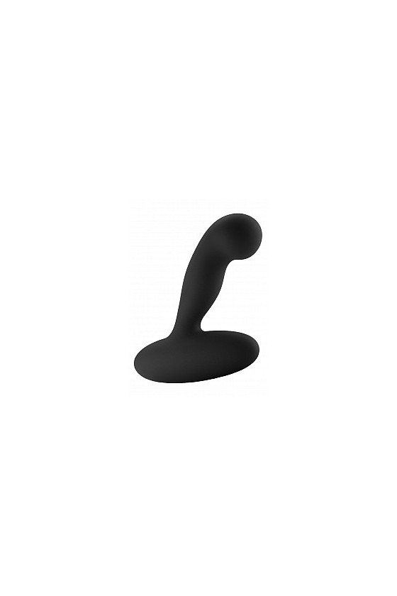 Massaggiatore prostatico vibrante in silicone di colore nero