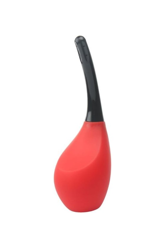 Doccino anale in PVC ABS di colore rosso taglia grande