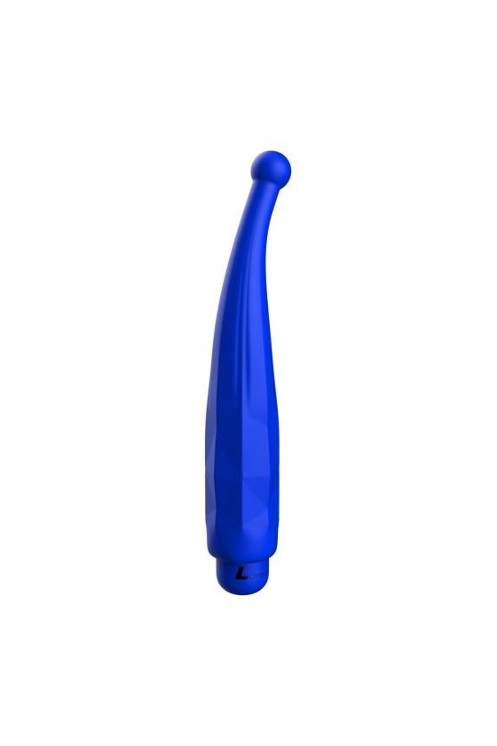 Mini vibratore portatile in silicone ABS di colore blu con bullet vibrante rimovibile