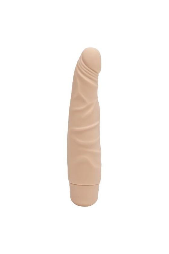 Dildo vibrante realistico con ghiera 16,5 cm in silicone ABS color carne