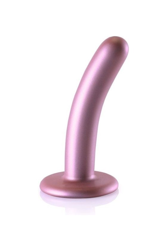 Dildo stilizzato in silicone ABS 11 cm con ventosa aderente di colore rosa