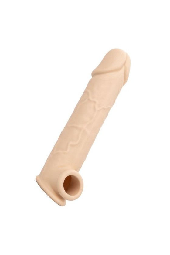 Guaina realistica per estensione del pene in silicone liquido ABS 20 cm color carne