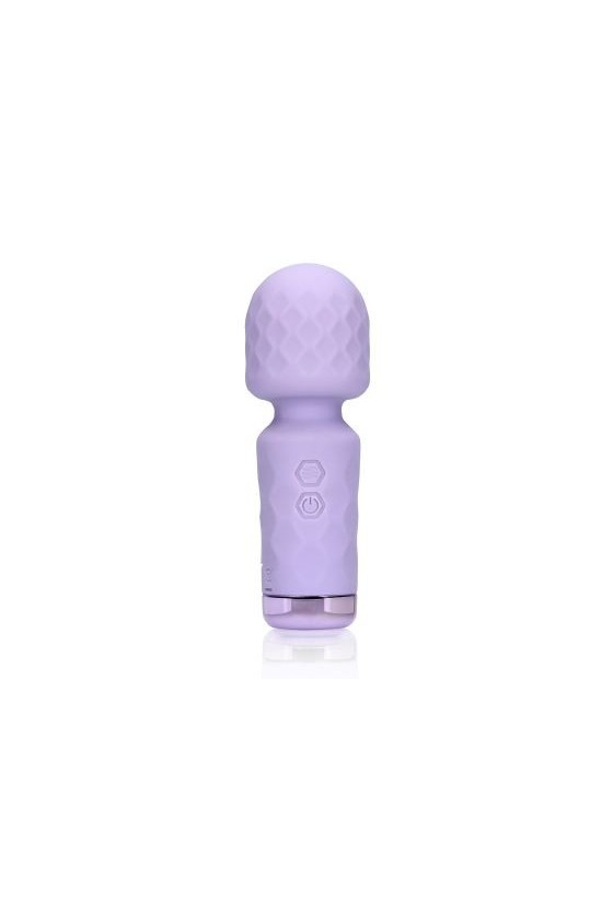 Mini vibratore wand in silicone ABS di colore lilla