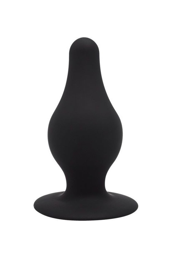 Plug anale in silicone taglia piccola di colore nero