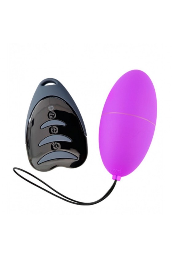 Ovetto vibrante vaginale con telecomando a distanza in silicone ABS di colore viola