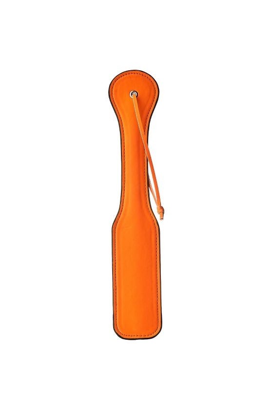 Puddle fosforescente 32 cm in finta pelle di colore arancione