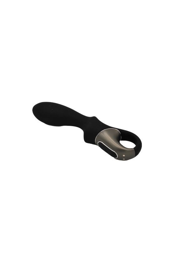 Vibratore punto G in silicone con app a distanza di colore nero