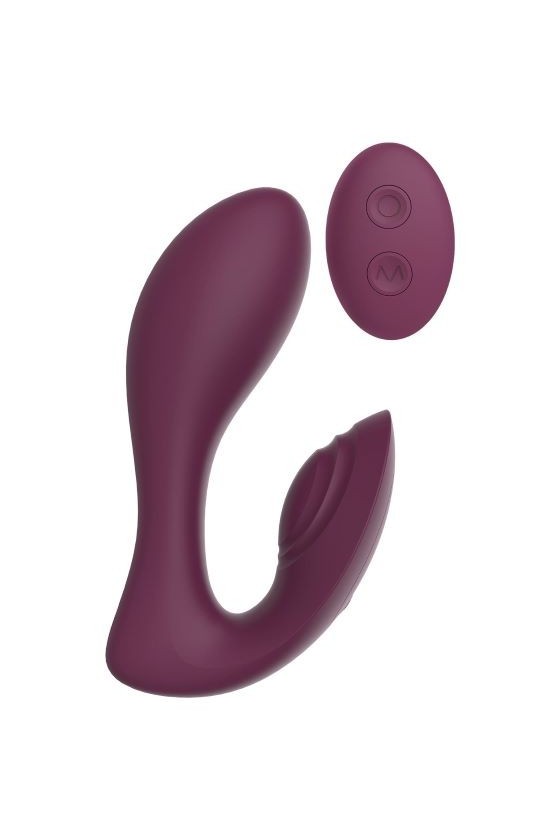 Vibratore da mutandina con telecomando a distanza stimolazione interna ed esterna in silicone ABS di colore viola