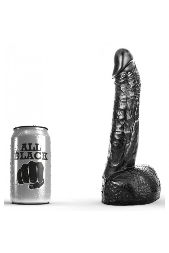Dildo AB11 Karl All Black 16 x 4,5 cm